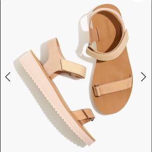 NIB Madewell Maggie Colorblock Sandals